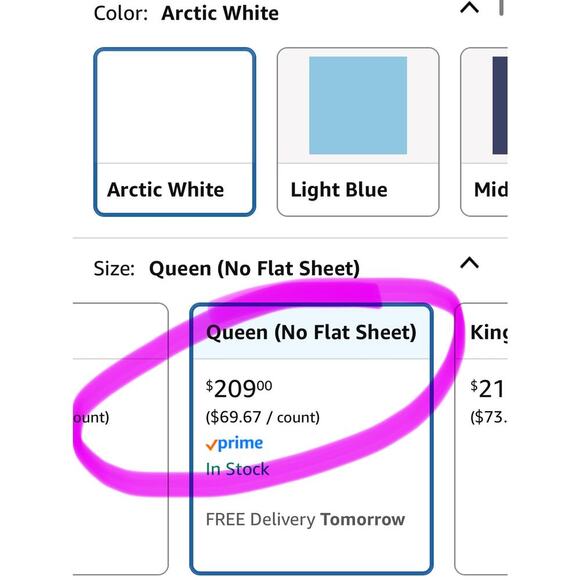 Rest Evercool+ Cooling Starter Sheet Set Queen Arctic White AntiOdor/Cooling NEW - Picture 2 of 16